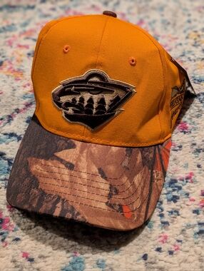 Minnesota Wild Hockey Hunting Baseball Hat